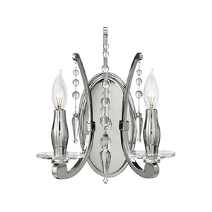 FFR43622PNI Alexandra Multi Bulb Wall Sconce - Polished Nickel FFR43622PNI Alexandra Multi Bulb Wall Sconce - Polished Nickel