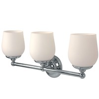 Bathroom Lighting (3 bulbs) 18-1/2" Width Bathroom Lighting (3 bulbs) 18-1/2" Width