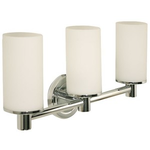 G1686 Latitude 2 3 Bulb Bathroom Lighting - Chrome G1686 Latitude 2 3 Bulb Bathroom Lighting - Chrome