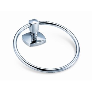 G4142 Jewel Towel Ring Bathroom Accessory - Chrome G4142 Jewel Towel Ring Bathroom Accessory - Chrome