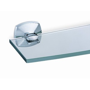 G4146 Jewel Vanity Shelf Bathroom Accessory - Chrome G4146 Jewel Vanity Shelf Bathroom Accessory - Chrome