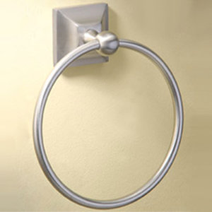 G4282 Meridian Towel Ring Bathroom Accessory - Satin Nickel G4282 Meridian Towel Ring Bathroom Accessory - Satin Nickel