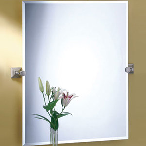 G4289S Meridian Square / Rectangular Mirror - Satin Nickel G4289S Meridian Square / Rectangular Mirror - Satin Nickel
