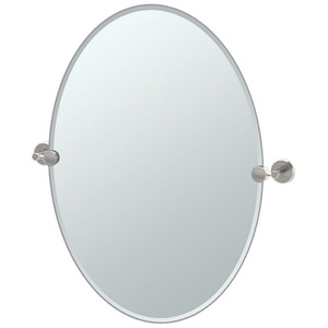G4299 Latitude 2 Oval Mirror - Satin Nickel G4299 Latitude 2 Oval Mirror - Satin Nickel
