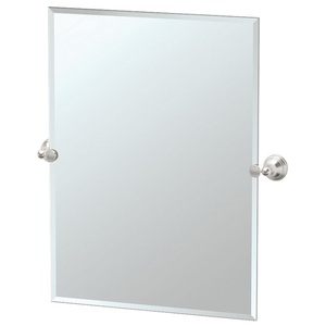 G4369S Charlotte Square / Rectangular Mirror - Satin Nickel G4369S Charlotte Square / Rectangular Mirror - Satin Nickel