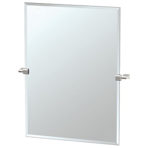 G4389S Bleu Square / Rectangular Mirror - Satin Nickel G4389S Bleu Square / Rectangular Mirror - Satin Nickel