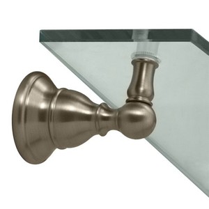 G4816 Oldenburg Vanity Shelf Bathroom Accessory - Satin Nickel G4816 Oldenburg Vanity Shelf Bathroom Accessory - Satin Nickel