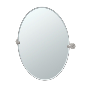 G5859LG Marina Oval Mirror - Satin Nickel G5859LG Marina Oval Mirror - Satin Nickel