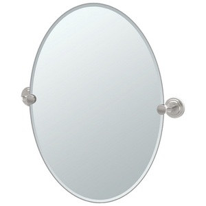 G5859 Marina Oval Mirror - Satin Nickel G5859 Marina Oval Mirror - Satin Nickel