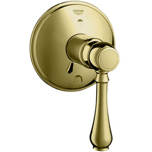 G19220R00/G29712 Geneva Diverter Valve Custom Shower Valve - Polished Brass G19220R00/G29712 Geneva Diverter Valve Custom Shower Valve - Polished Brass