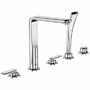 G19363000 Veris Deck Mount With Handshower Tub Faucet - Chrome G19363000 Veris Deck Mount With Handshower Tub Faucet - Chrome