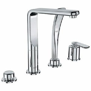 G19374000 Veris Deck Mount With Handshower Tub Faucet - Chrome G19374000 Veris Deck Mount With Handshower Tub Faucet - Chrome