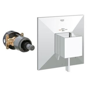 G19793000 Allure Brilliant Thermostatic / Volume Control Trim Trim Kit - Chrome G19793000 Allure Brilliant Thermostatic / Volume Control Trim Trim Kit - Chrome