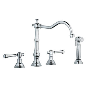 G20130/G18244 Bridgeford Two-Handle Kitchen Faucet - Chrome G20130/G18244 Bridgeford Two-Handle Kitchen Faucet - Chrome