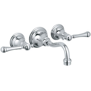 G20135000/G18173/G33885 Bridgeford Wall Mount Bathroom Faucet Bathroom Faucet - Chrome G20135000/G18173/G33885 Bridgeford Wall Mount Bathroom Faucet Bathroom Faucet - Chrome