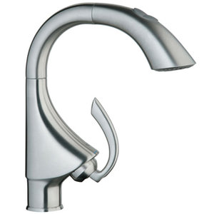 G32073SDE K4 Single-Hole Bar Faucet - Stainless Steel G32073SDE K4 Single-Hole Bar Faucet - Stainless Steel