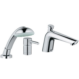 G32232000 Essence Deck Mount With Handshower Tub Faucet - Chrome G32232000 Essence Deck Mount With Handshower Tub Faucet - Chrome