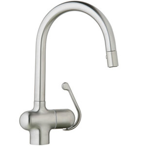 G32245SDE LadyLux Pull-Out Spray Kitchen Faucet - Stainless Steel G32245SDE LadyLux Pull-Out Spray Kitchen Faucet - Stainless Steel