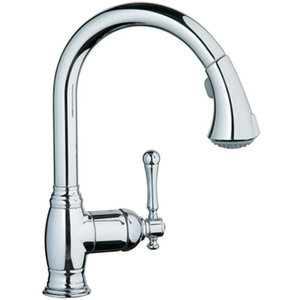 G33870000 Bridgeford Pull-Out Spray Kitchen Faucet - Chrome G33870000 Bridgeford Pull-Out Spray Kitchen Faucet - Chrome