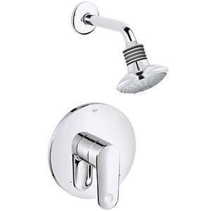 G35017002/G35015000 Europlus Single Handle Shower Faucet - Chrome G35017002/G35015000 Europlus Single Handle Shower Faucet - Chrome