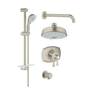 G35054EN0 GrohFlex Custom Shower System Trim Trim Kit - Brushed Nickel Infinity G35054EN0 GrohFlex Custom Shower System Trim Trim Kit - Brushed Nickel Infinity