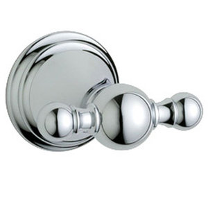 G40155000 Geneva Robe Hook Bathroom Accessory - Chrome G40155000 Geneva Robe Hook Bathroom Accessory - Chrome