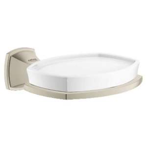 G40628EN0 Grandera Soap Dish Bathroom Accessory - Brushed Nickel G40628EN0 Grandera Soap Dish Bathroom Accessory - Brushed Nickel