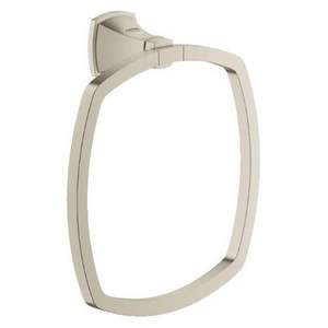 G40630EN0 Grandera Towel Ring Bathroom Accessory - Brushed Nickel G40630EN0 Grandera Towel Ring Bathroom Accessory - Brushed Nickel