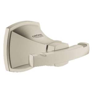 G40631EN0 Grandera Robe Hook Bathroom Accessory - Brushed Nickel Infinity G40631EN0 Grandera Robe Hook Bathroom Accessory - Brushed Nickel Infinity
