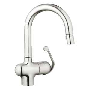 G32256SD0 Ladylux Cafe Single-Hole Bar Faucet - Stainless Steel G32256SD0 Ladylux Cafe Single-Hole Bar Faucet - Stainless Steel