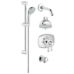 G35053000 GrohFlex Custom Shower System Trim Trim Kit - Chrome G35053000 GrohFlex Custom Shower System Trim Trim Kit - Chrome