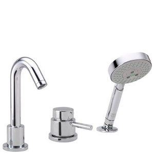 H04127000/H04124181 Talis S Deck Mount With Handshower Tub Faucet - Chrome H04127000/H04124181 Talis S Deck Mount With Handshower Tub Faucet - Chrome