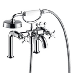 AX16542821 Axor Montreux Deck Mount With Handshower Tub Faucet - Brushed Nickel AX16542821 Axor Montreux Deck Mount With Handshower Tub Faucet - Brushed Nickel