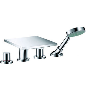 AX18440001/AX13444181 Axor Massaud Deck Mount With Handshower Tub Faucet - Chrome AX18440001/AX13444181 Axor Massaud Deck Mount With Handshower Tub Faucet - Chrome