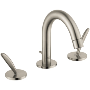 AX10133821 Axor Starck 8'' Widespread Bathroom Faucet - Brushed Nickel AX10133821 Axor Starck 8'' Widespread Bathroom Faucet - Brushed Nickel
