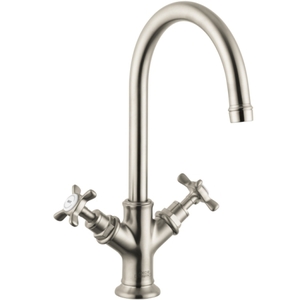 AX16502821 Axor Montreux Single Hole Bathroom Faucet - Brushed Nickel AX16502821 Axor Montreux Single Hole Bathroom Faucet - Brushed Nickel