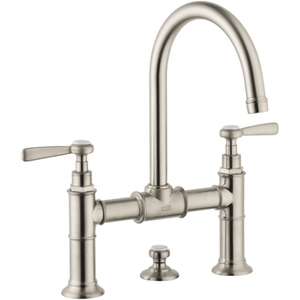 AX16511821 Axor Montreux 8'' Widespread Bathroom Faucet - Brushed Nickel AX16511821 Axor Montreux 8'' Widespread Bathroom Faucet - Brushed Nickel