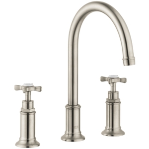 AX16513821 Axor Montreux 8'' Widespread Bathroom Faucet - Brushed Nickel AX16513821 Axor Montreux 8'' Widespread Bathroom Faucet - Brushed Nickel