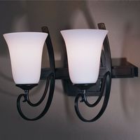 Bathroom Lighting (2 Bulbs) 14-1/10" Width Bathroom Lighting (2 Bulbs) 14-1/10" Width