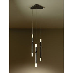 H134601D07NO Helix Multi Light Pendant Light - Dark Smoke H134601D07NO Helix Multi Light Pendant Light - Dark Smoke