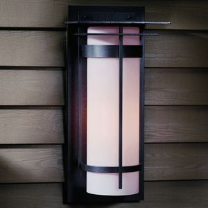 H30599420G37 Banded Entrance Outdoor Wall Light - Natural Iron H30599420G37 Banded Entrance Outdoor Wall Light - Natural Iron