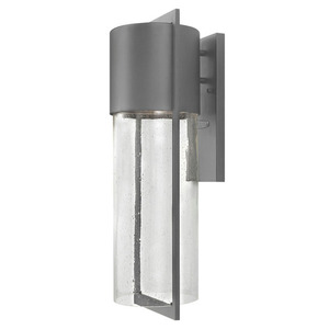 H1325HE Shelter Entrance Outdoor Wall Light - Hematite H1325HE Shelter Entrance Outdoor Wall Light - Hematite