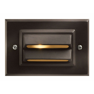 H1546BZ Louvered Hallway Step Light - Bronze H1546BZ Louvered Hallway Step Light - Bronze