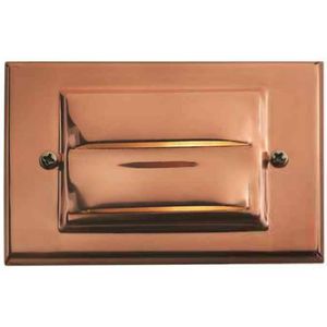 H1546CO Louvered Hallway Step Light - Copper H1546CO Louvered Hallway Step Light - Copper