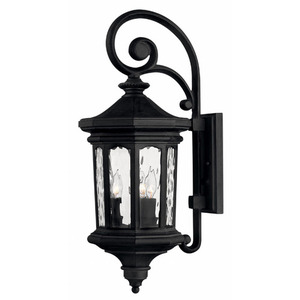 H1604MB Raley Entrance Outdoor Wall Light - Museum Black H1604MB Raley Entrance Outdoor Wall Light - Museum Black