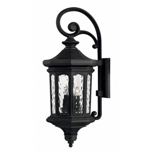 H1605MB Raley Entrance Outdoor Wall Light - Museum Black H1605MB Raley Entrance Outdoor Wall Light - Museum Black