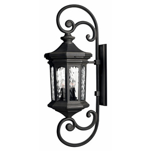 H1609MB Raley Entrance Outdoor Wall Light - Museum Black H1609MB Raley Entrance Outdoor Wall Light - Museum Black