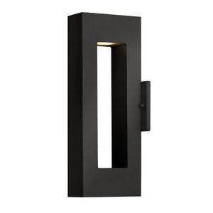 H1640SKLED Atlantis Entrance Outdoor Wall Light - Satin Black H1640SKLED Atlantis Entrance Outdoor Wall Light - Satin Black