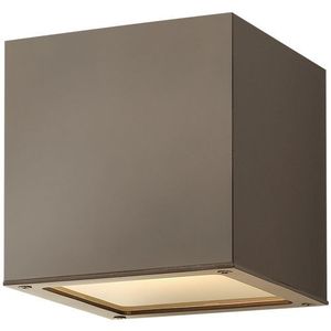 H1766BZLED Kube 1 Bulb Wall Sconce - Bronze H1766BZLED Kube 1 Bulb Wall Sconce - Bronze