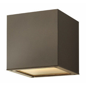 H1767BZ Kube Entrance Outdoor Wall Light - Bronze H1767BZ Kube Entrance Outdoor Wall Light - Bronze